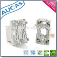 cat5e UTP network module keystone jack/keystone module modular plug/90 degree toolless modular jack/